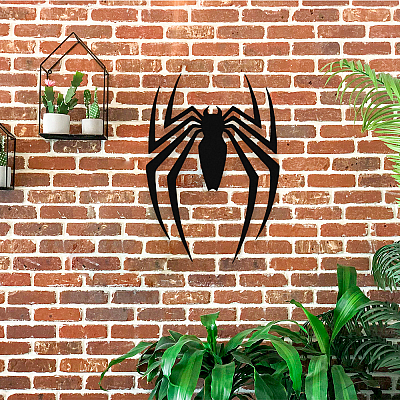 NEW JARGON Örümcek Spider Metal Dekoratif İç Mekan İçin MetaL Tablo 50x35 cm