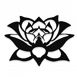 NEW JARGON Yoga Zen Süsleme Motifi Lotus Çiceği Duvar Oda Aksesuarı Metal Dekoratif İç Mekan İçin Metal Tablo 50x50 cm