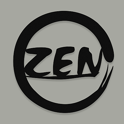 NEW JARGON Zen Yazısı ve İşareti Yoga Figürü Simgesi Metal Dekoratif İç Mekan İçin Metal Tablo  50x50 cm
