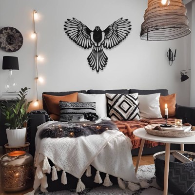 Uçan Kuş Metal Duvar Tablosu – Modern Kuş Metal Dekoru