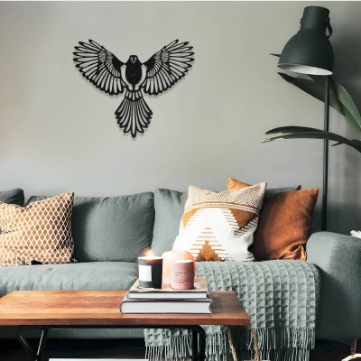 Uçan Kuş Metal Duvar Tablosu – Modern Kuş Metal Dekoru