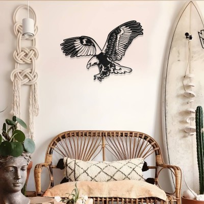Kartal Metal Duvar Tablosu – Uçan Kartal Metal Dekoru