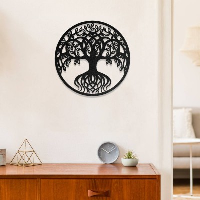 Hayat Ağacı Metal Duvar Tablosu - Modern Metal Duvar Sanatı