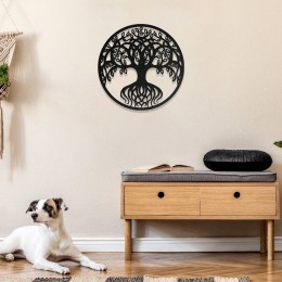 Hayat Ağacı Metal Duvar Tablosu - Modern Metal Duvar Sanatı