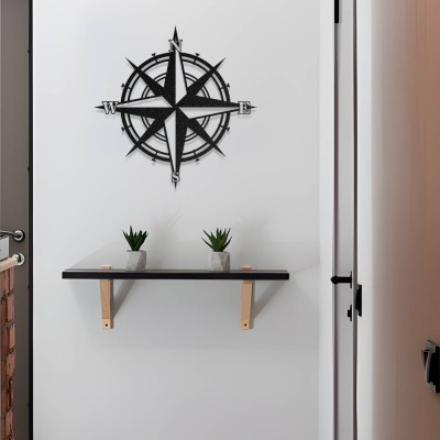 Denizci Pusulası Metal Duvar Dekoru