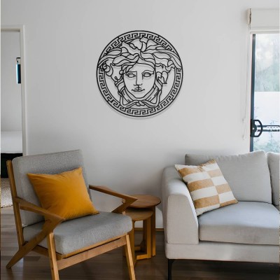 Medusa Metal Duvar Tablosu – Antik Yunan Mitolojisi Dekoru