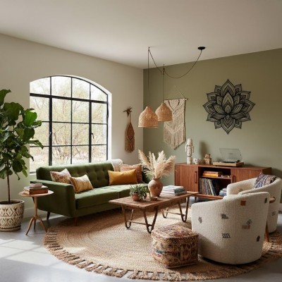 Modern Lotus Çiçeği Metal Duvar Dekoru