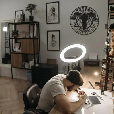 Dövme Stüdyosu Metal Duvar Tabelası – Dövme Sanatçılarına Özel İsimli ve Monogramlı Metal Tablo, Kişiye Özel Stüdyo Dekoru, Hediye Fikri