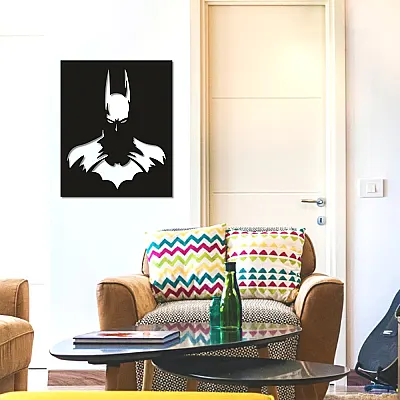 Batman Duvar Oda Ev Aksesuarı Metal Tablo 