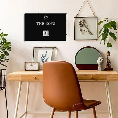 Benim Favori Dizim The Boys Tasarım Metal Tablosu 50x32cm