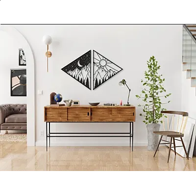 Doğal Döngü Metal Tablo - Duvar ve Oda Aksesuarı, Modern Doğa Temalı Dekoratif Metal Sanat Doğal Döngü Metal Tablo - Duvar ve Oda Aksesuarı, Modern Doğa Temalı Dekoratif Metal Sanat