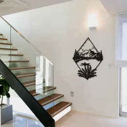 Doğanın Gücü Duvar Oda Ev Aksesuarı Metal Tablo 