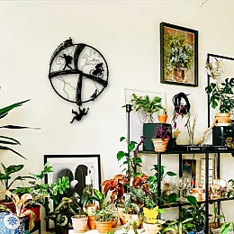 Dünya Gezginleri Duvar Oda Ev Aksesuarı Metal Tablo 