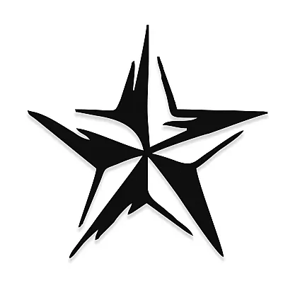 NEW JARGON Efektli Yıldız  Star Metal Dekoratif İç Mekan İiçin Metal Tablo 50x50 cm