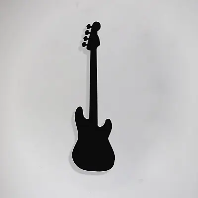Jazz Music Elektronik Gitar Tasarım Metal Tablosu 65x18cm