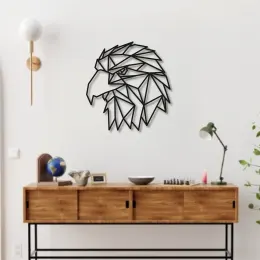Kartal Duvar Oda Ev Aksesuarı Metal Tablo 