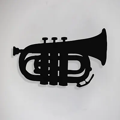 Müzik ve Kontürbass Tasarım Metal Tablosu 65x40cm