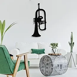 Müzik ve Noltalji Saksafon Tasarım Metal Tablosu 65x28cm