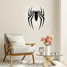 NEW JARGON Örümcek Spider Metal Dekoratif İç Mekan İçin MetaL Tablo 50x35 cm