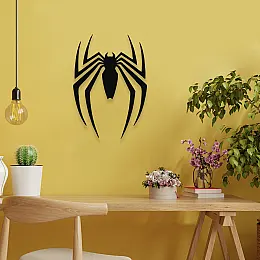 NEW JARGON Örümcek Spider Metal Dekoratif İç Mekan İçin MetaL Tablo 50x35 cm