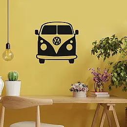 NEW JARGON Vosvagen Panelvan Karavan Metal Dekoratif  İç Mekan 50x50 cm