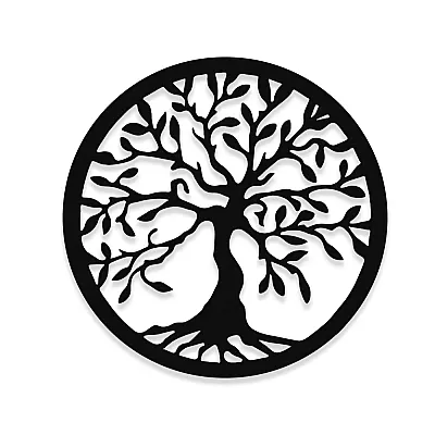 NEW JARGON Yaşam Ağacı Saç Tree Of Life Metal Dekoratif İç Mekan İçin Metal Tablo 50x50 Cm NEW JARGON Yaşam Ağacı Saç Tree Of Life Metal Dekoratif İç Mekan İçin Metal Tablo 50x50 Cm