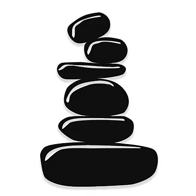 NEW JARGON Yoga Zen Denge Taşları Metal Dekoratif İç Mekan İçin Metal Tablo 50x33 cm NEW JARGON Yoga Zen Denge Taşları Metal Dekoratif İç Mekan İçin Metal Tablo 50x33 cm