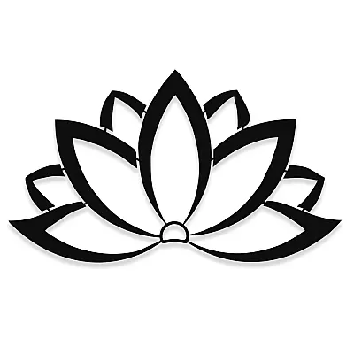 NEW JARGON Zarif Minimal Zen Lotus Çiçeği Metal Dekoratif Mekan İçin Metal Tablo 50x30 cm NEW JARGON Zarif Minimal Zen Lotus Çiçeği Metal Dekoratif Mekan İçin Metal Tablo 50x30 cm