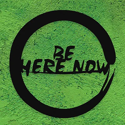 NEW JARGON Zen İşareti Be Here Now Yoga Figürü Metal Dekoratif İç Mekan İçin Metal Tablo 50x50 cm NEW JARGON Zen İşareti Be Here Now Yoga Figürü Metal Dekoratif İç Mekan İçin Metal Tablo 50x50 cm