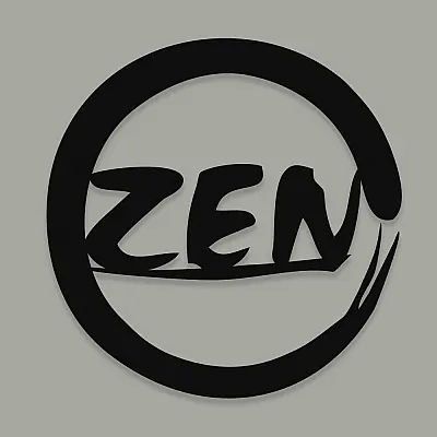 NEW JARGON Zen Yazısı ve İşareti Yoga Figürü Simgesi Metal Dekoratif İç Mekan İçin Metal Tablo  50x50 cm
