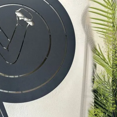 Antik Yunan Savaşçıları Metal Duvar Sanatı - Salon ve Ofis İçin Dev Boy Ev Aksesuarı