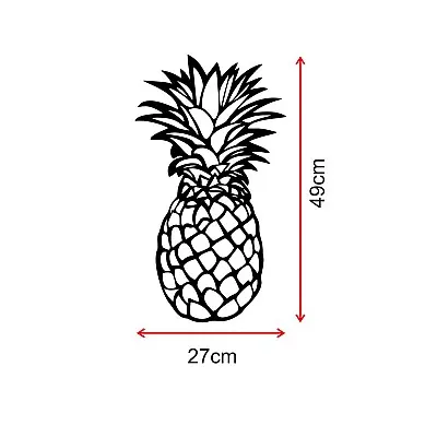 Ananas Metal Tablo Duvar Oda Ev Aksesuarı