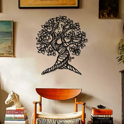 Modern Yaşam Ağacı Duvar Oda Ev Aksesuarı Metal Tablo Modern Yaşam Ağacı Duvar Oda Ev Aksesuarı Metal Tablo