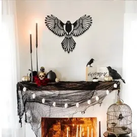 Uçan Kuş Metal Duvar Tablosu – Modern Kuş Metal Dekoru